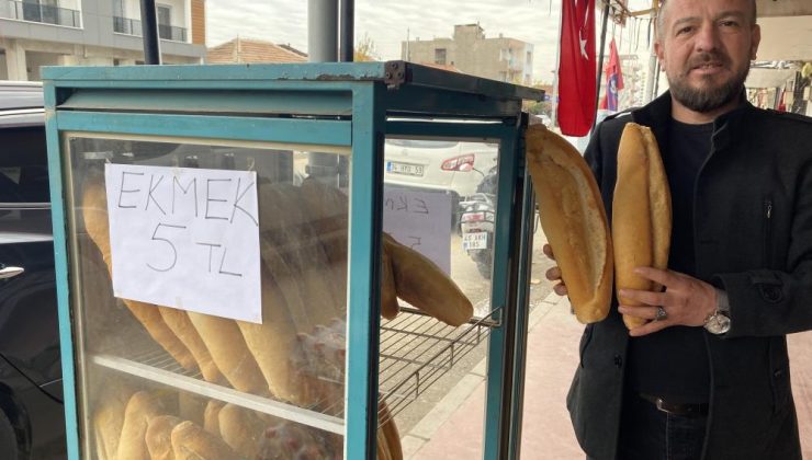 Alaşehir’de esnafın duyarlılığı | Ekmeği 5 liraya düşürdü