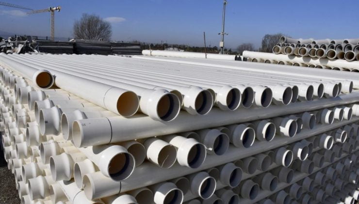 Büyükşehir’den PVC boru desteği | Sulama boruları sevk edilmeye başlandı