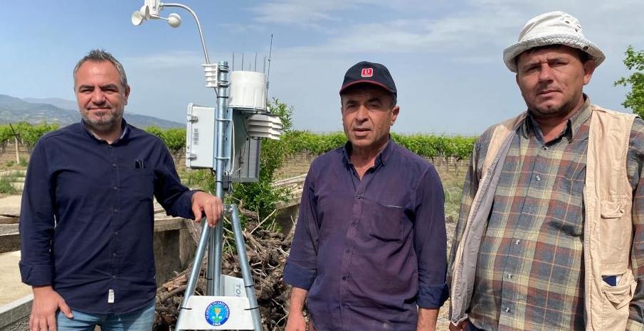 Alaşehir’de çiftçileri sevindirecek haber | Erken uyarı sistemi kuruldu